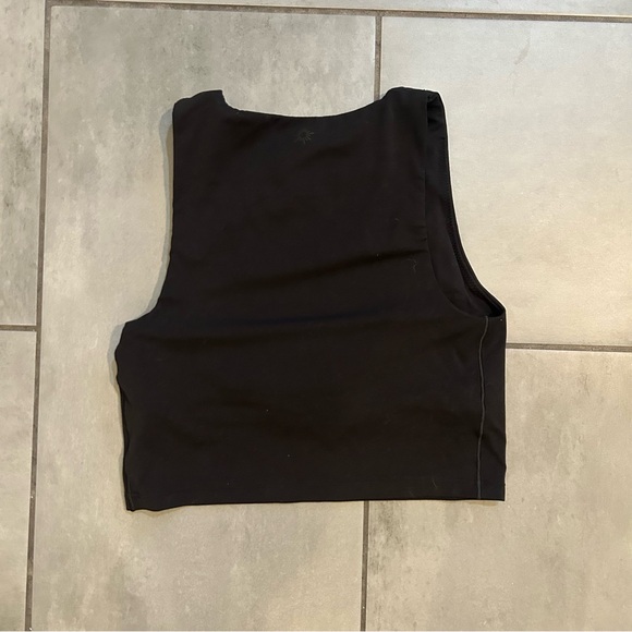 OFFLINE By Aerie Real Me XTRA High Neck Longline Sports Bra in Black - Picture 5 of 5